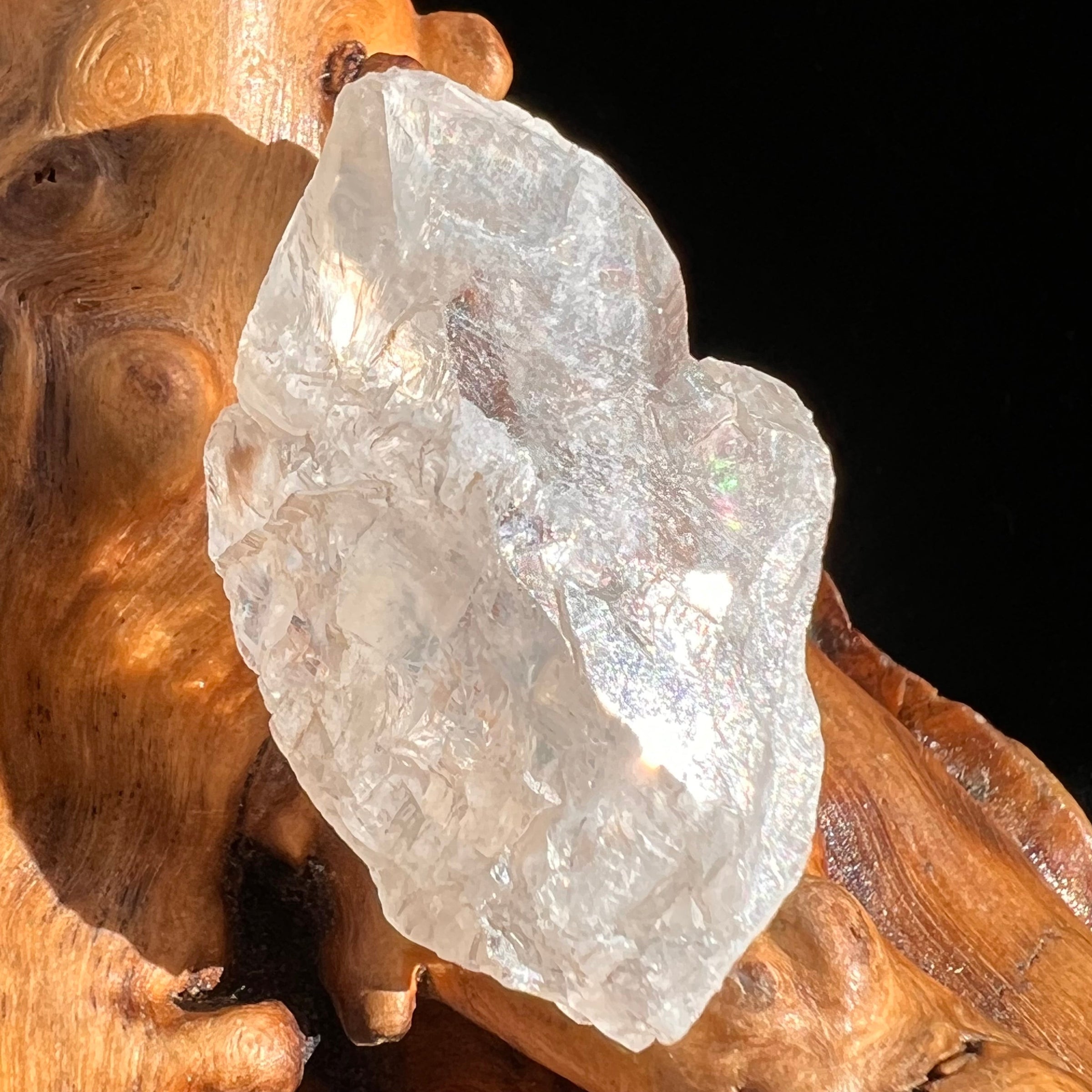 Petalite Crystal "Stone of the Angels" #11-Moldavite Life