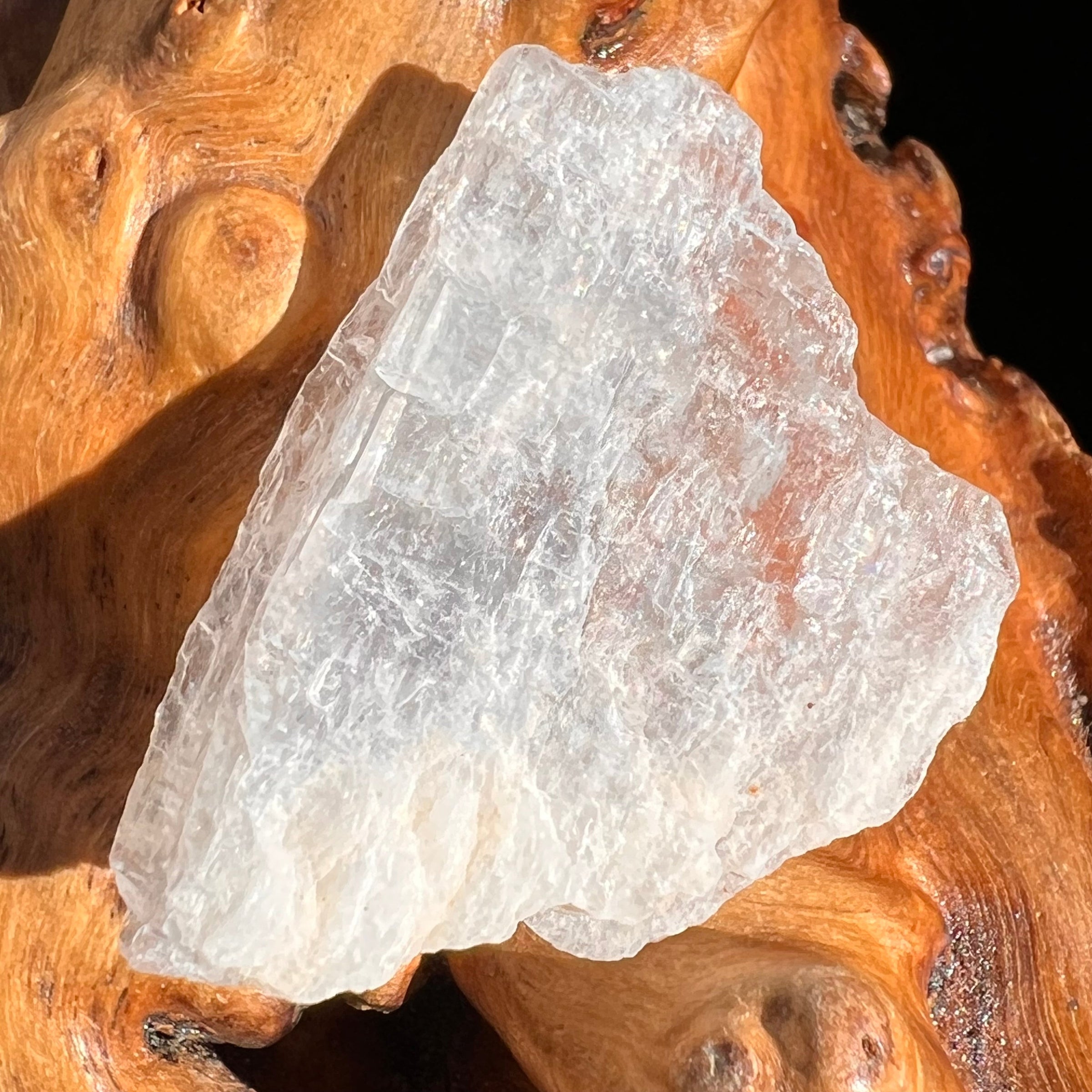 Petalite Crystal "Stone of the Angels" #17-Moldavite Life