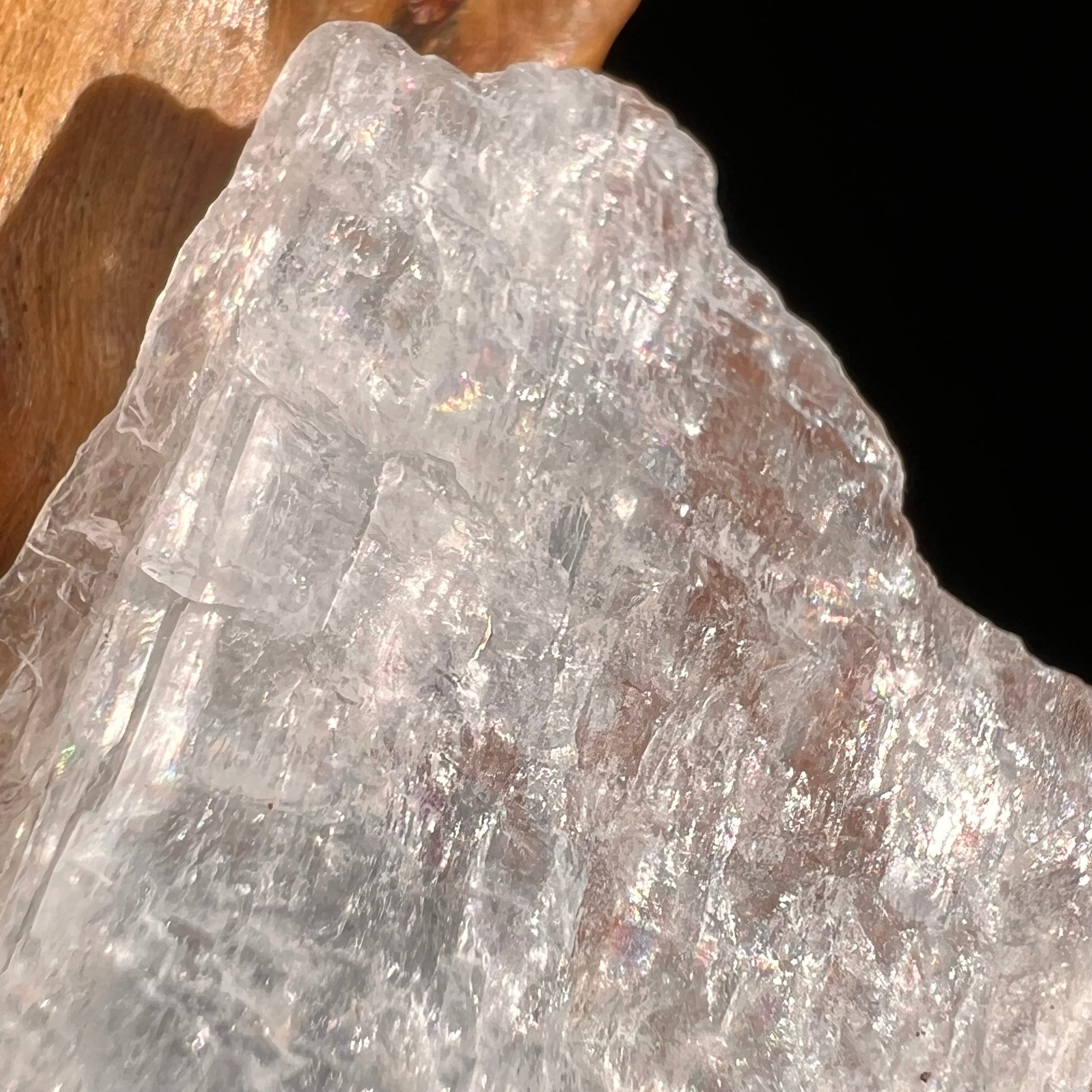 Petalite Crystal "Stone of the Angels" #17-Moldavite Life