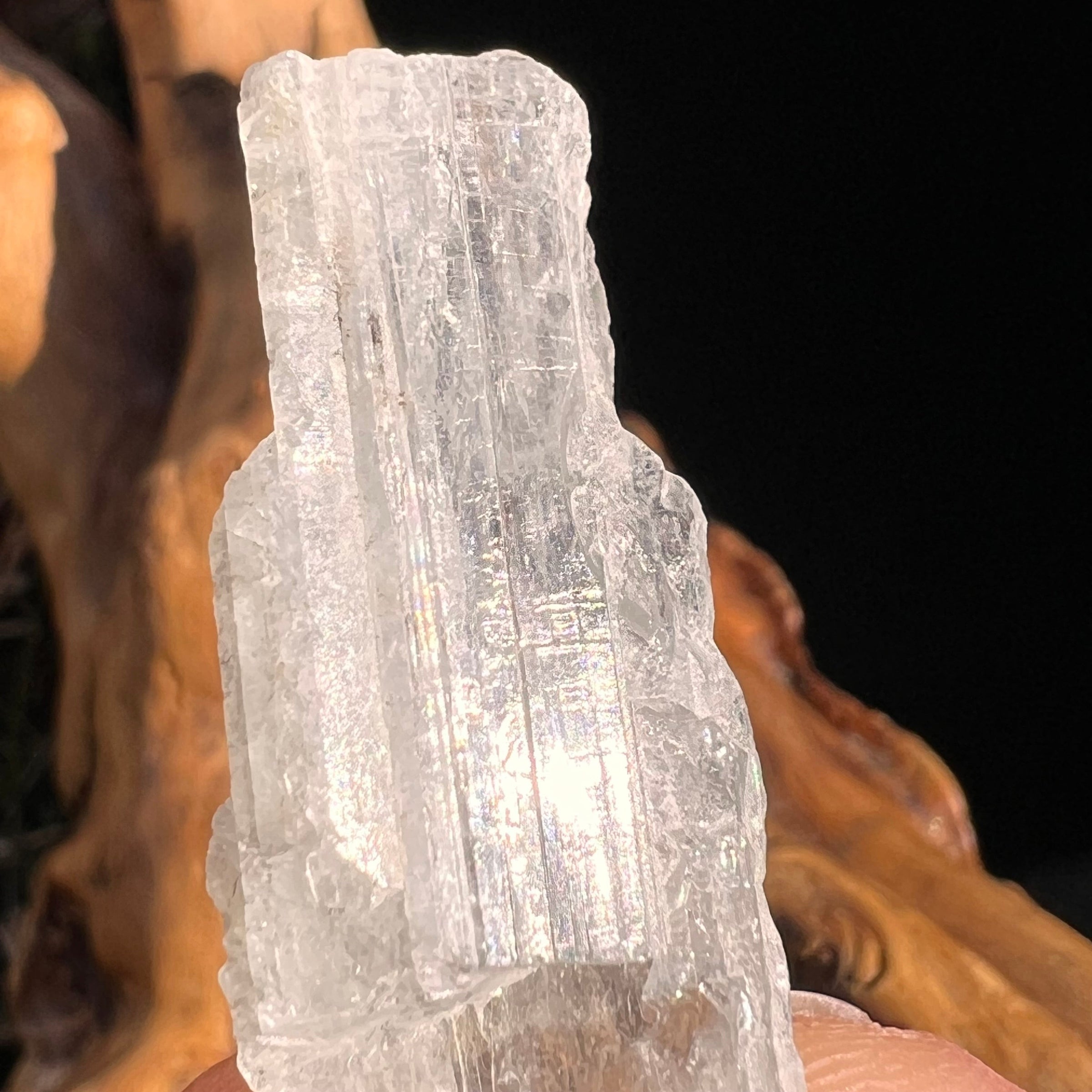 Petalite Crystal "Stone of the Angels" #20-Moldavite Life