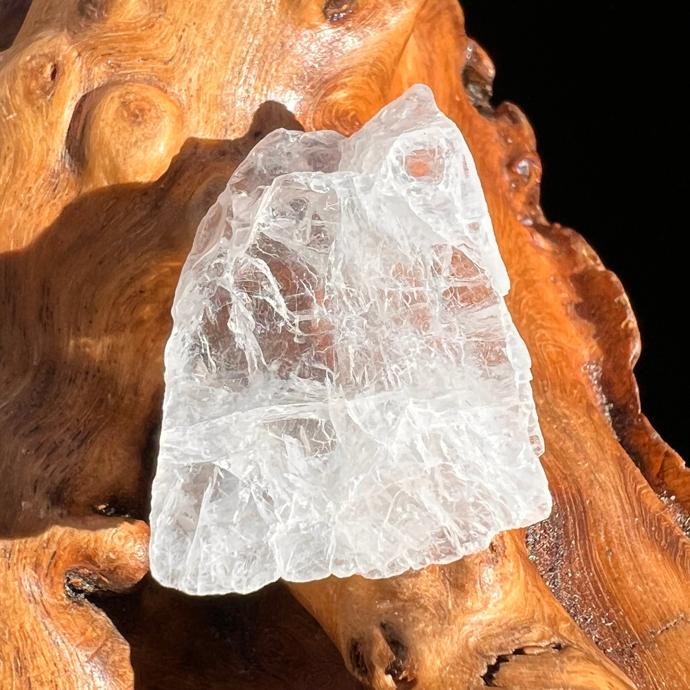 Petalite Crystal "Stone of the Angels" #23-Moldavite Life
