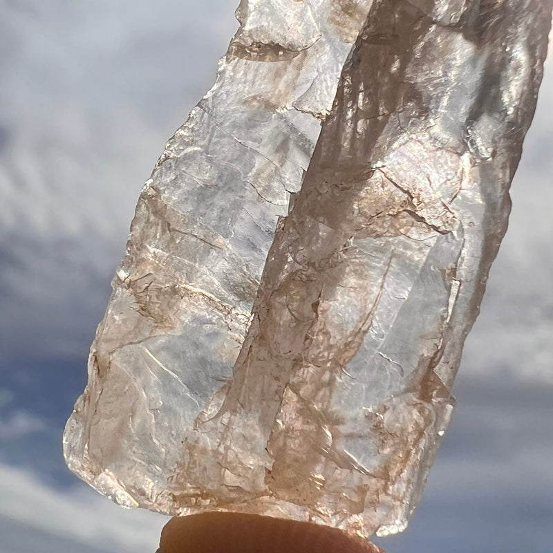 Petalite Crystal "Stone of the Angels" #28-Moldavite Life