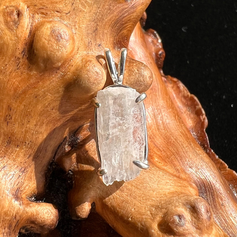 Petalite Necklace Sterling Silver #2554-Moldavite Life