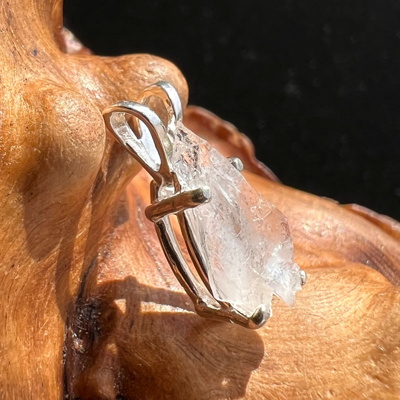 Petalite Necklace Sterling Silver #2555-Moldavite Life