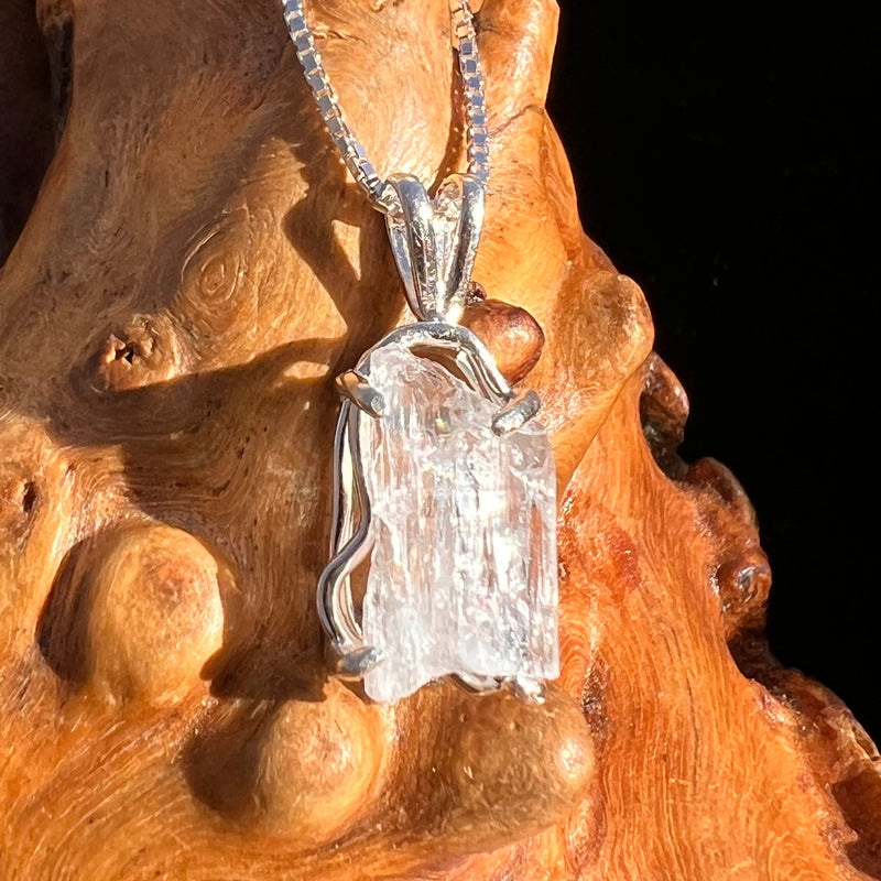 Petalite Pendant Necklace Sterling "Stone of the Angels" #3657-Moldavite Life