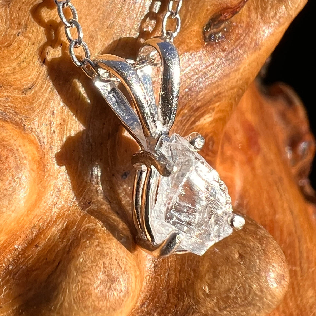 Petalite Pendant Necklace Sterling "Stone of the Angels" #3666-Moldavite Life