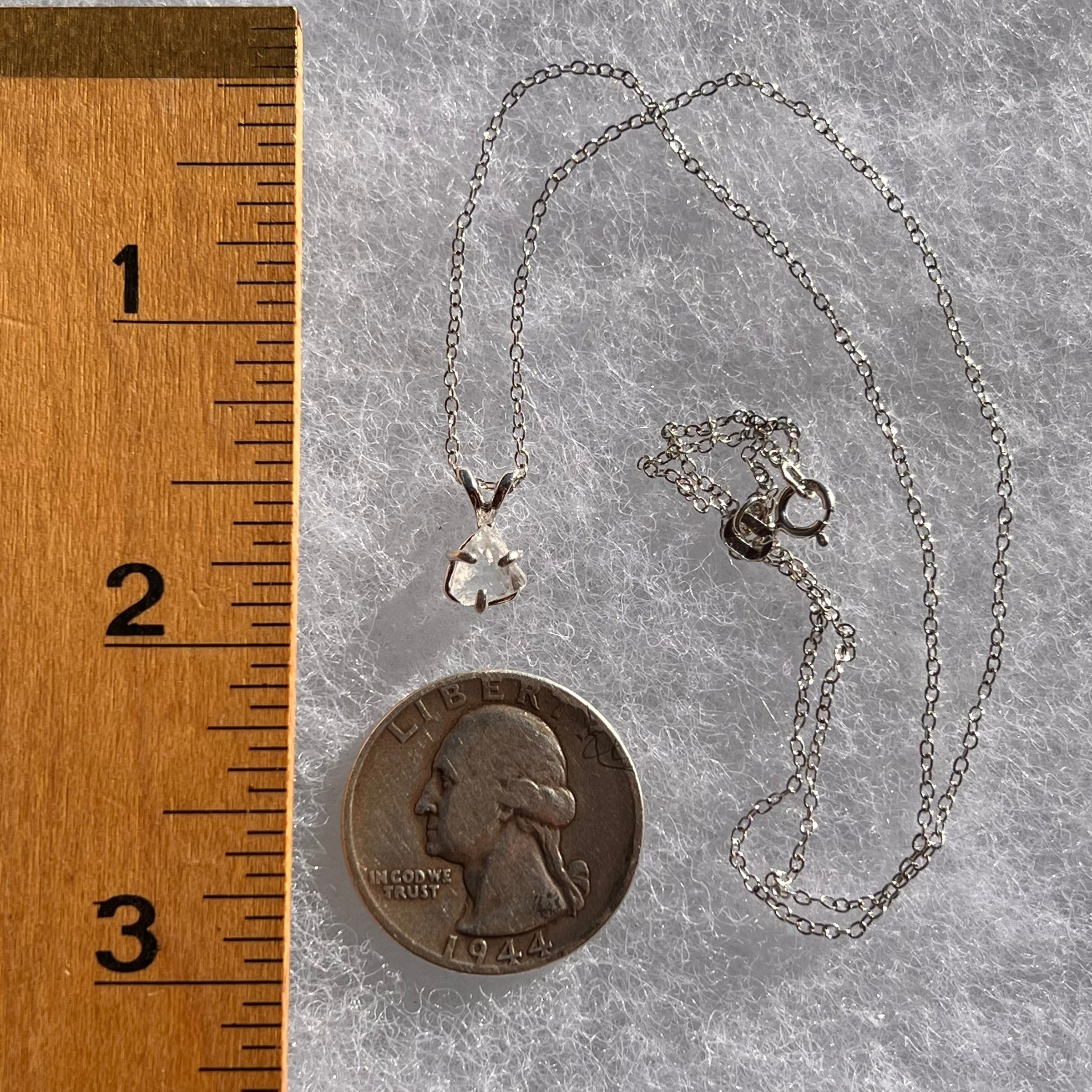 Petalite Pendant Necklace Sterling "Stone of the Angels" #3688-Moldavite Life