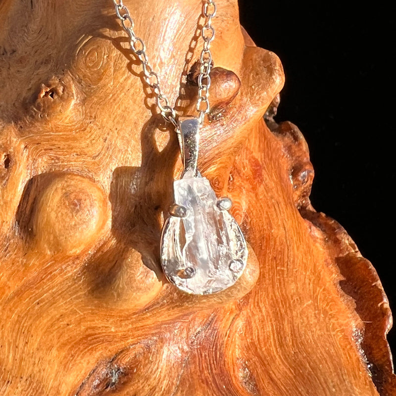 Petalite Pendant Necklace Sterling "Stone of the Angels" #3694-Moldavite Life