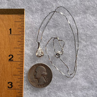 Petalite Pendant Necklace Sterling "Stone of the Angels" #3696-Moldavite Life