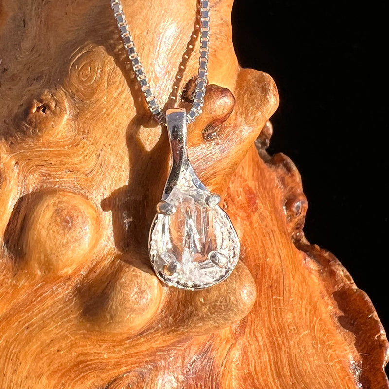 Petalite Pendant Necklace Sterling "Stone of the Angels" #3699-Moldavite Life