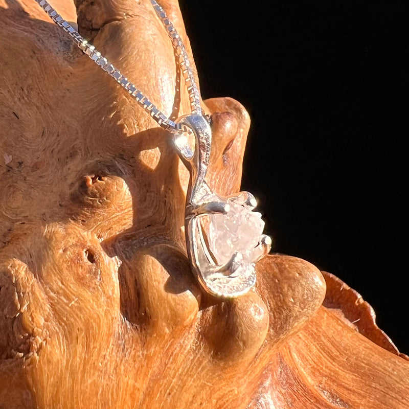 Petalite Pendant Necklace Sterling "Stone of the Angels" #3700-Moldavite Life