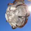 Phenacite Crystal Pendant Sterling Terminated #3492-Moldavite Life