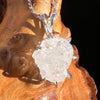 Phenacite Crystal Pendant Sterling Terminated #3493-Moldavite Life