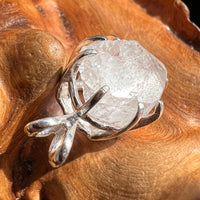 Phenacite Crystal Pendant Sterling Terminated #3568-Moldavite Life