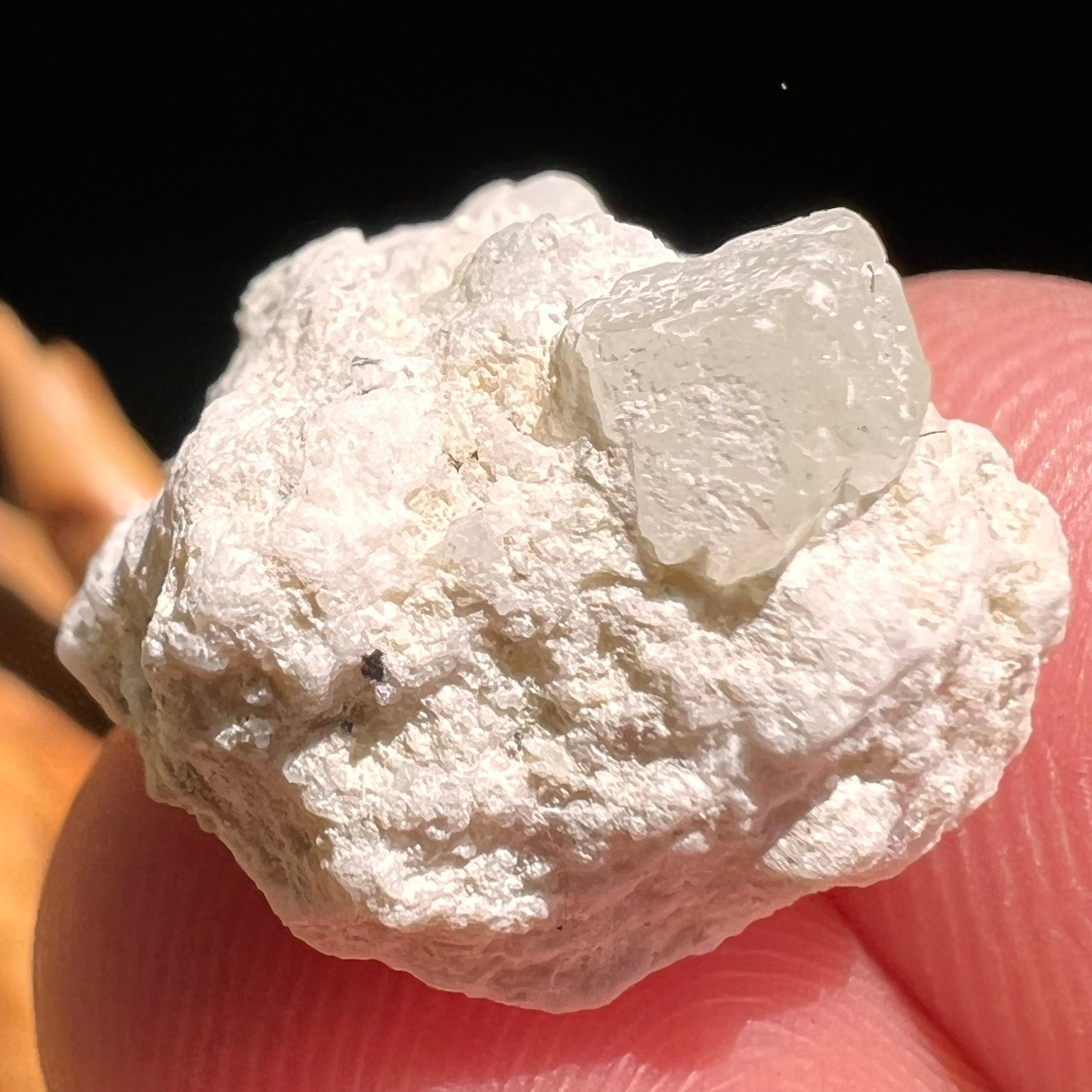 Phenacite Crystal in Matrix from Colorado #97-Moldavite Life