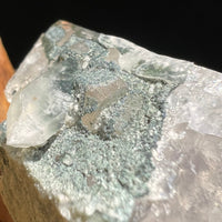 Phenacite Crystals in Matrix from Colorado #71-Moldavite Life