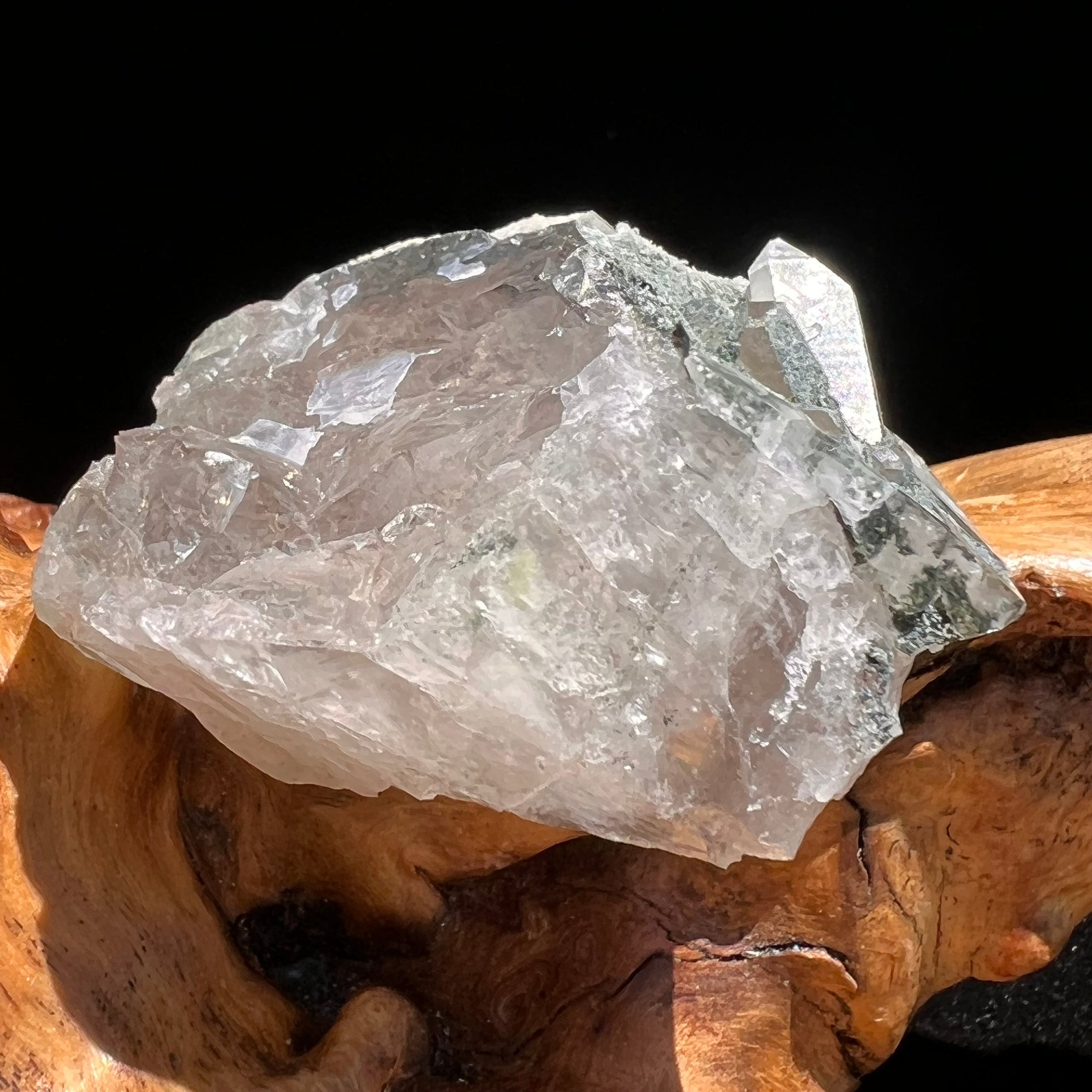 Phenacite Crystals in Matrix from Colorado #71-Moldavite Life