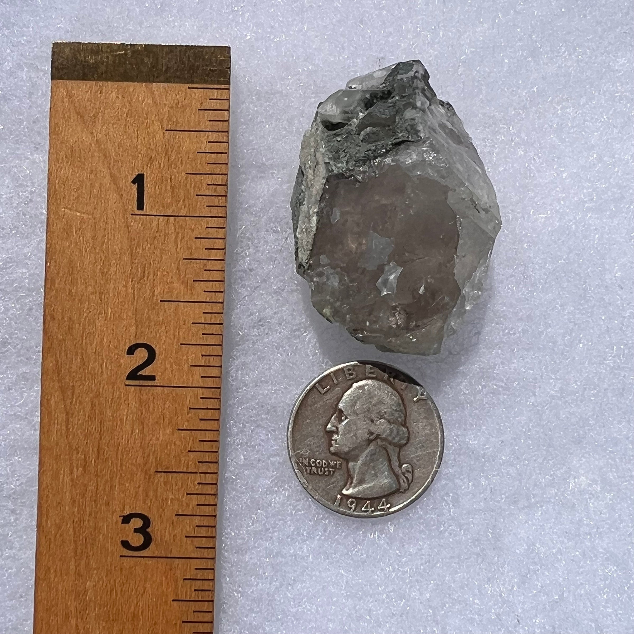 Phenacite Crystals in Matrix from Colorado #71-Moldavite Life