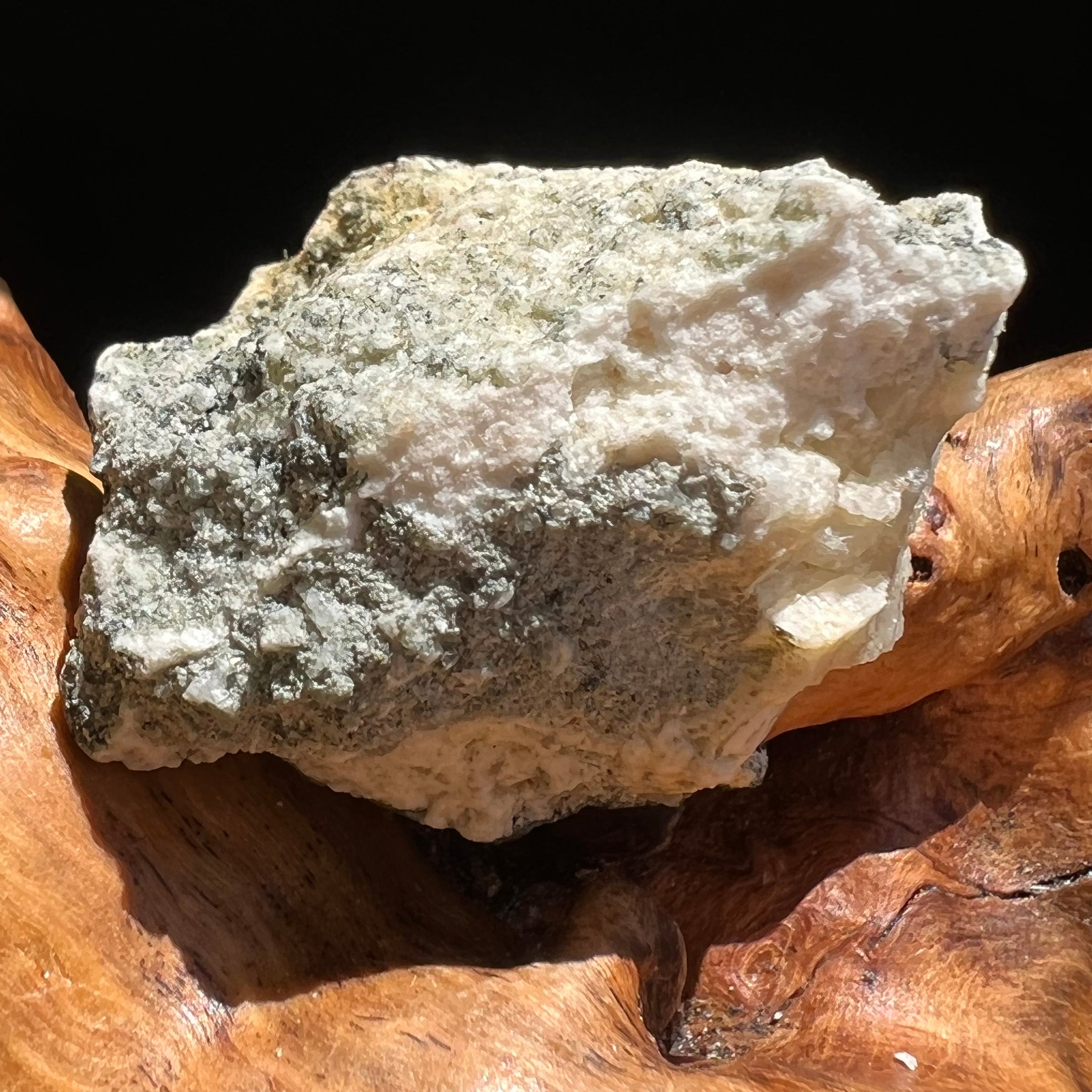 Phenacite Crystals in Matrix from Colorado #74-Moldavite Life