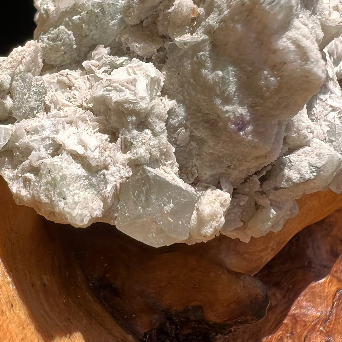 Phenacite Crystals in Matrix from Colorado #75-Moldavite Life