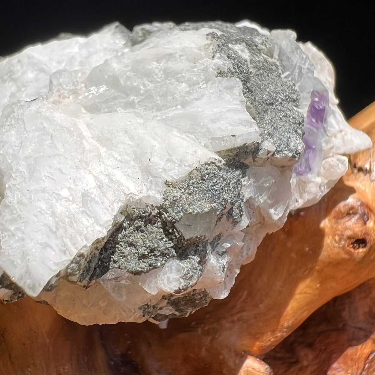 Phenacite Crystals in Matrix from Colorado #76-Moldavite Life