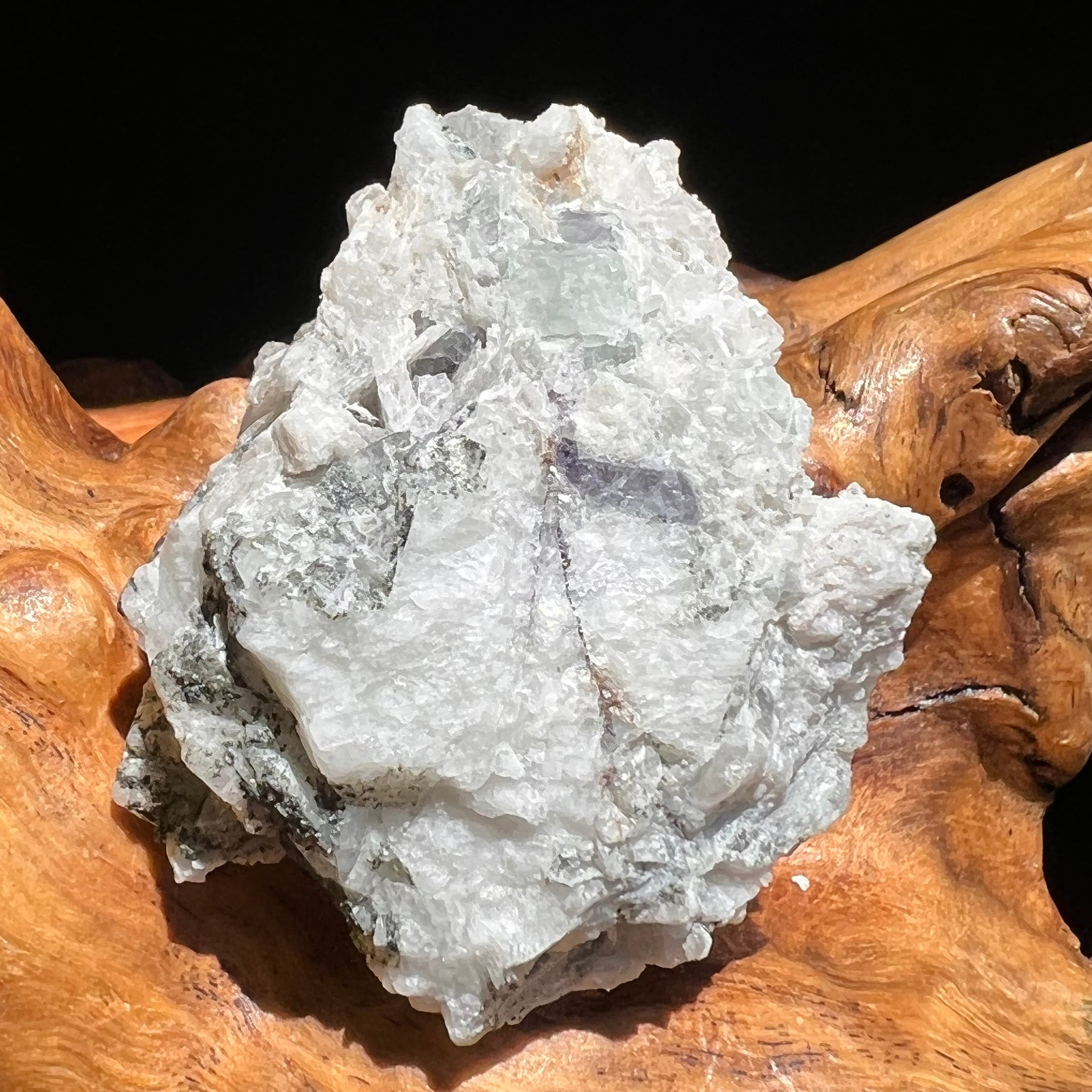 Phenacite Crystals in Matrix from Colorado #76-Moldavite Life