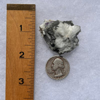 Phenacite Crystals in Matrix from Colorado #76-Moldavite Life