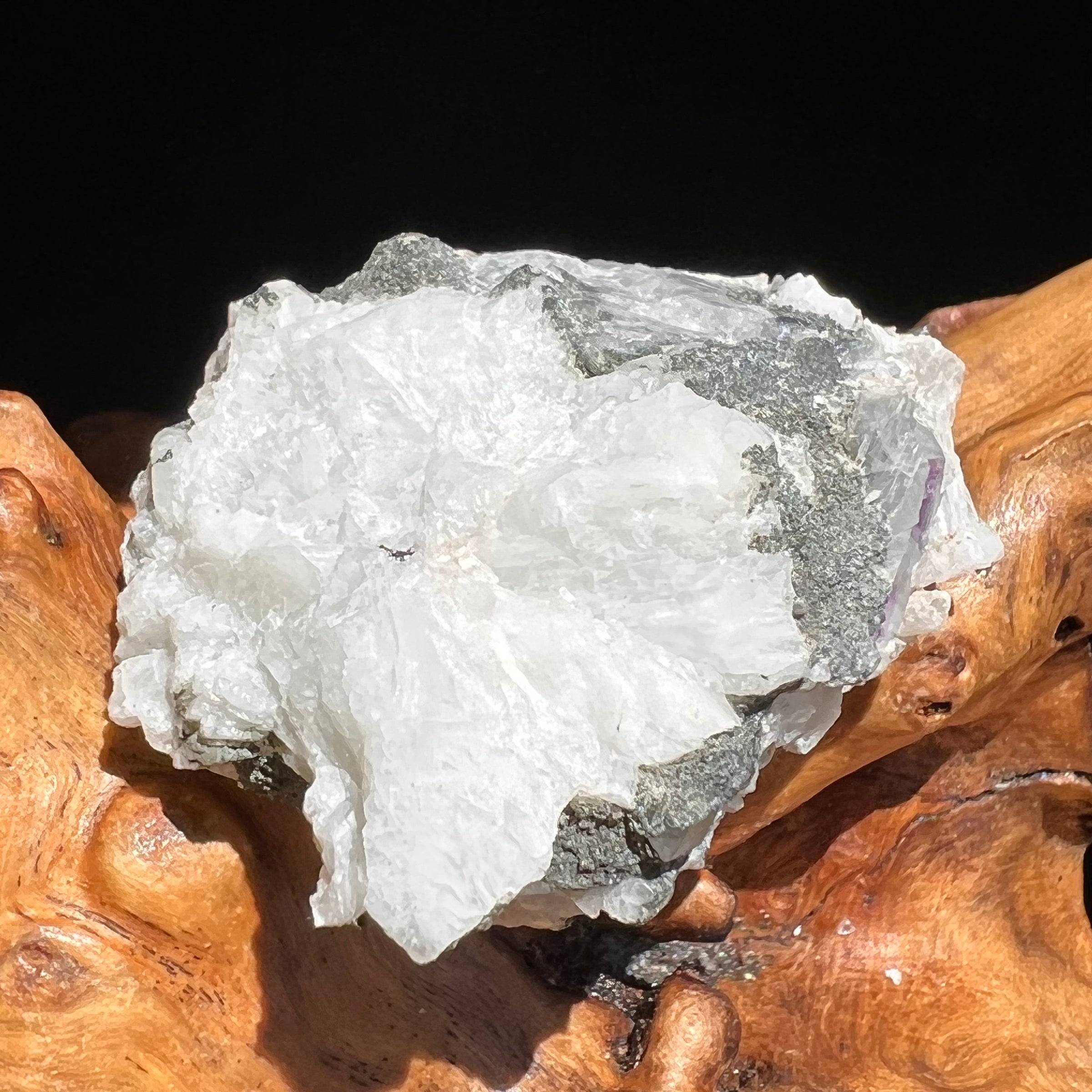 Phenacite Crystals in Matrix from Colorado #76-Moldavite Life