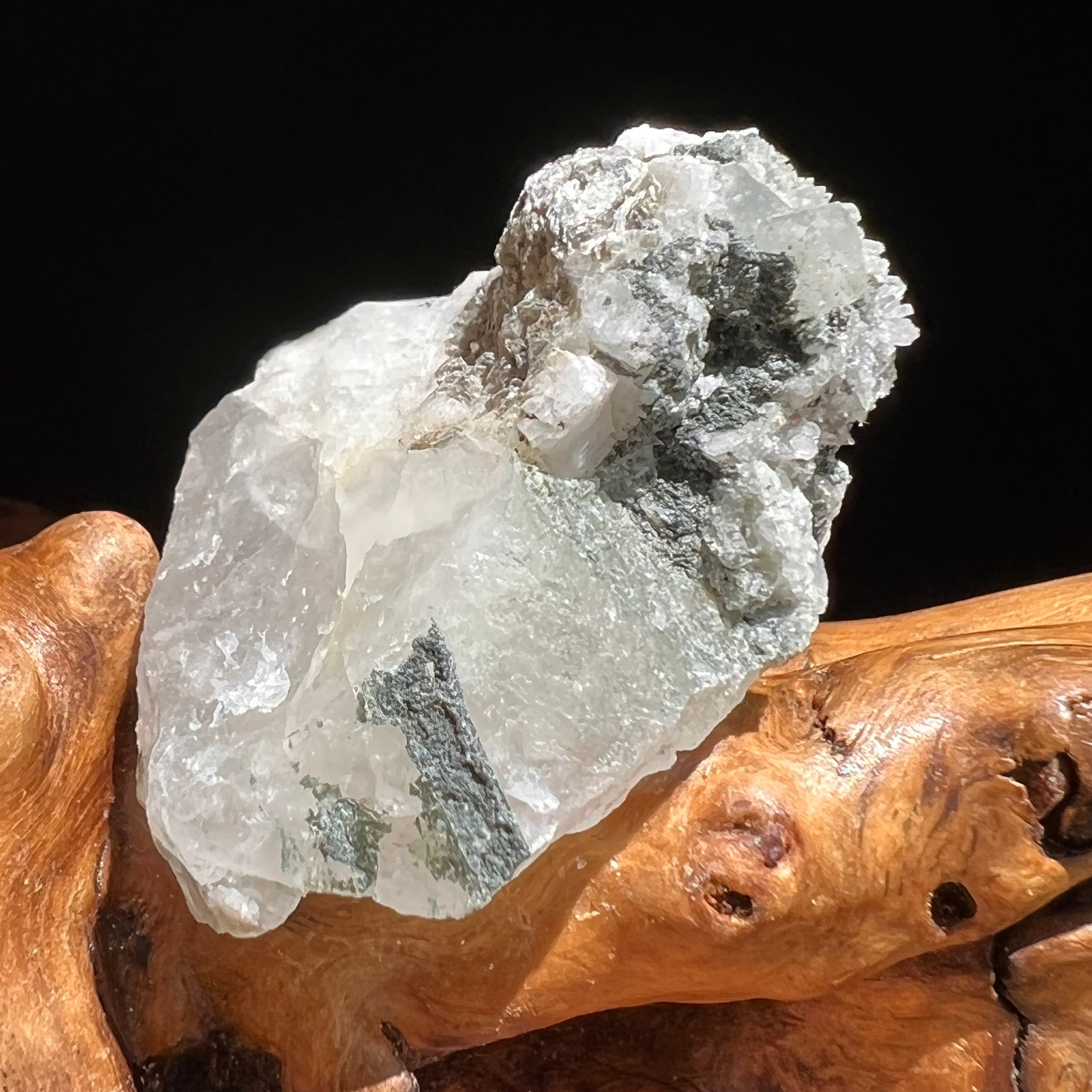 Phenacite Crystals in Matrix from Colorado #79-Moldavite Life