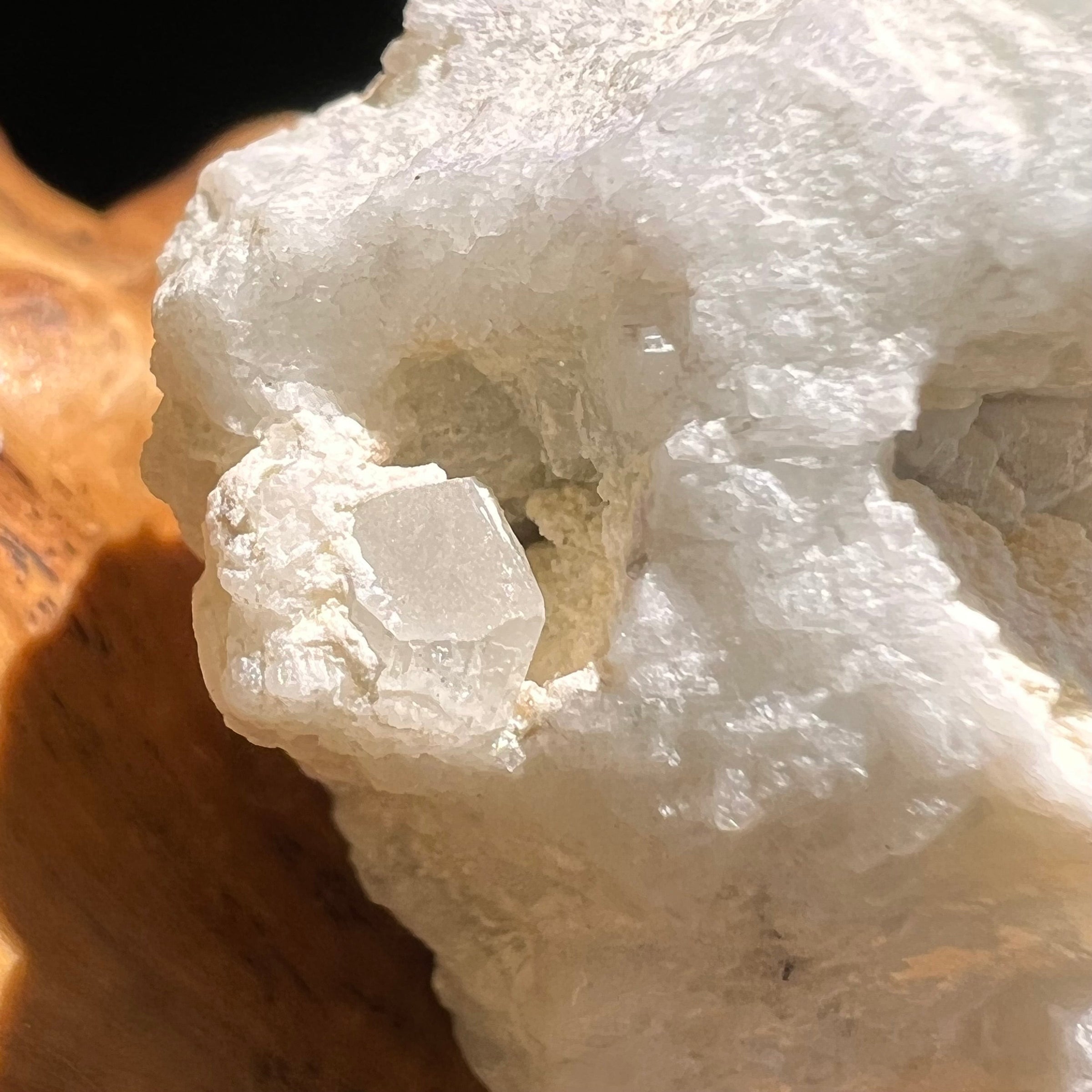 Phenacite Crystals in Matrix from Colorado #80-Moldavite Life