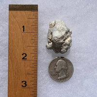 Phenacite Crystals in Matrix from Colorado #80-Moldavite Life