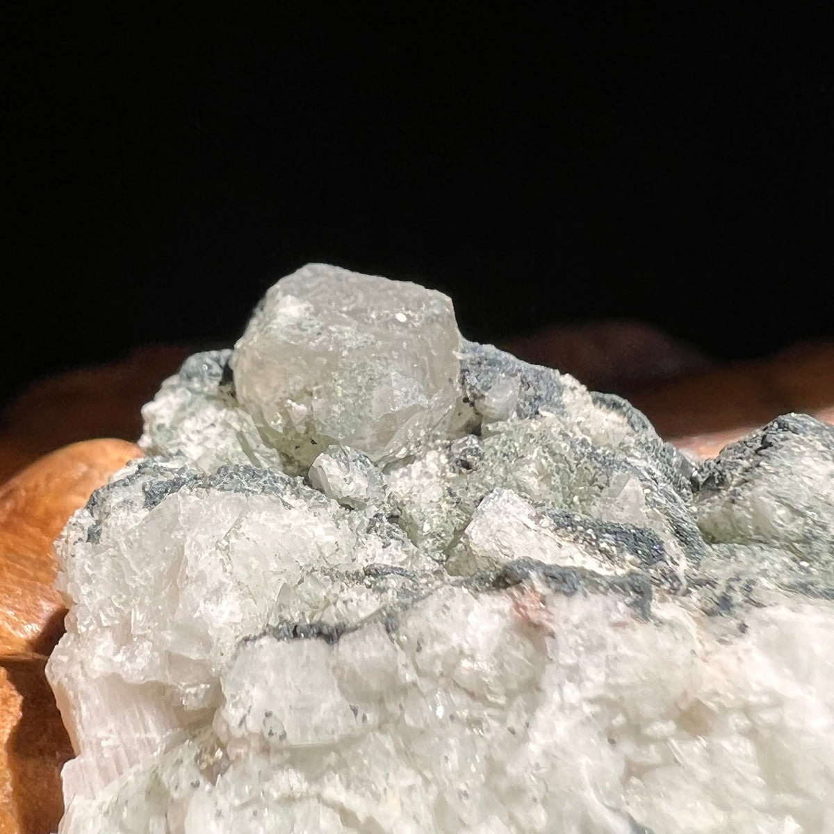 Phenacite Crystals in Matrix from Colorado #81-Moldavite Life