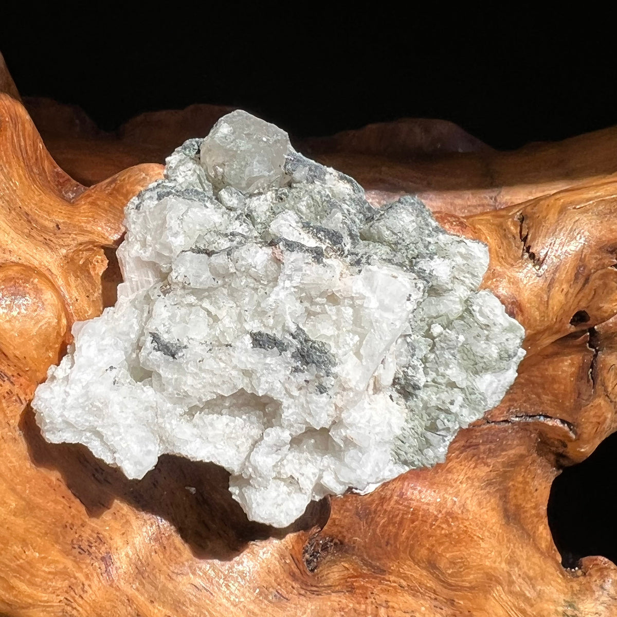 Phenacite Crystals in Matrix from Colorado #81-Moldavite Life