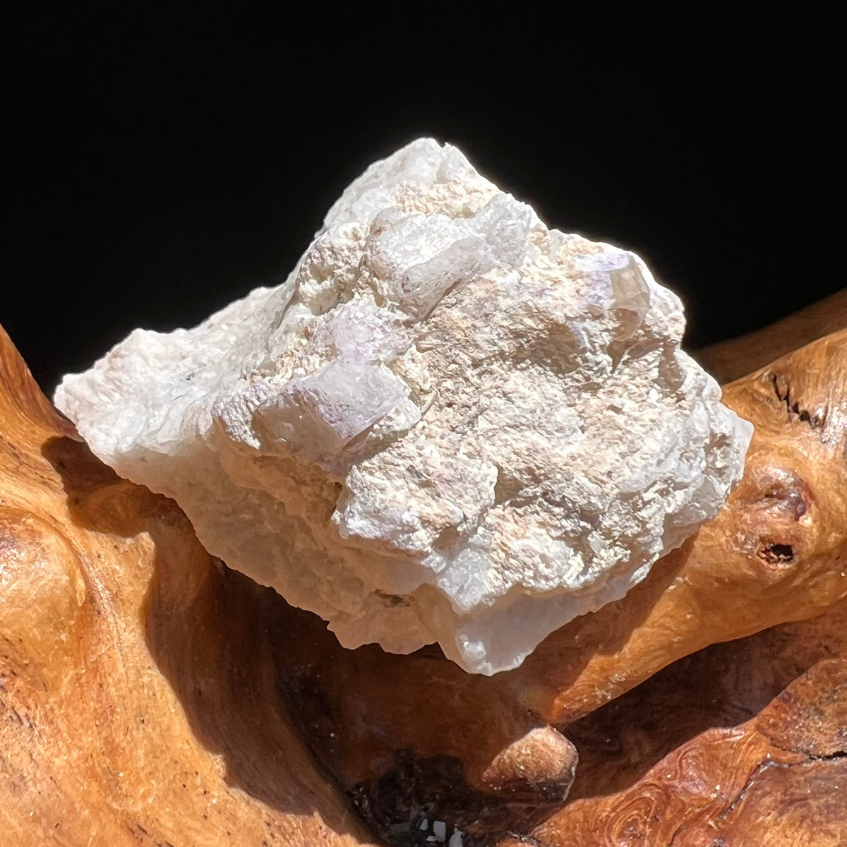 Phenacite Crystals in Matrix from Colorado #82-Moldavite Life