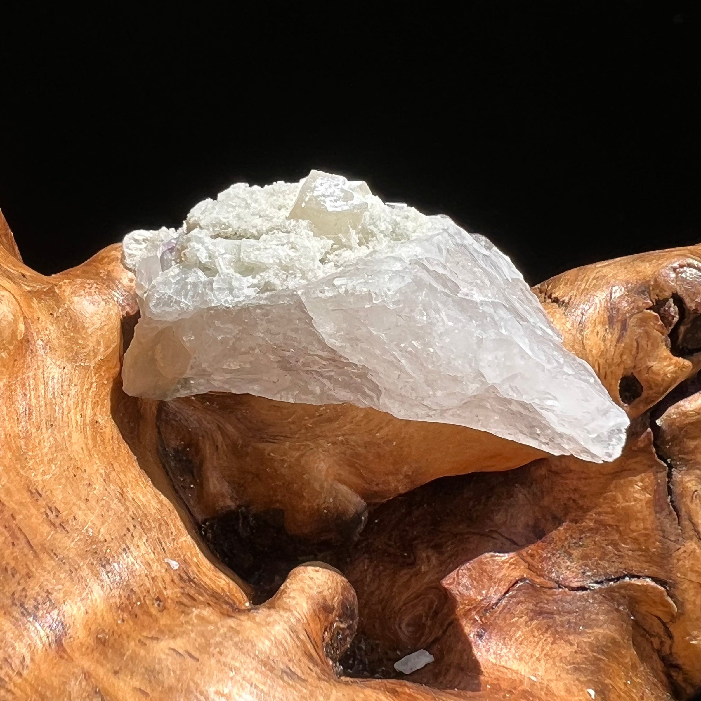 Phenacite Crystals in Matrix from Colorado #83-Moldavite Life