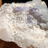 Phenacite Crystals in Matrix from Colorado #88-Moldavite Life