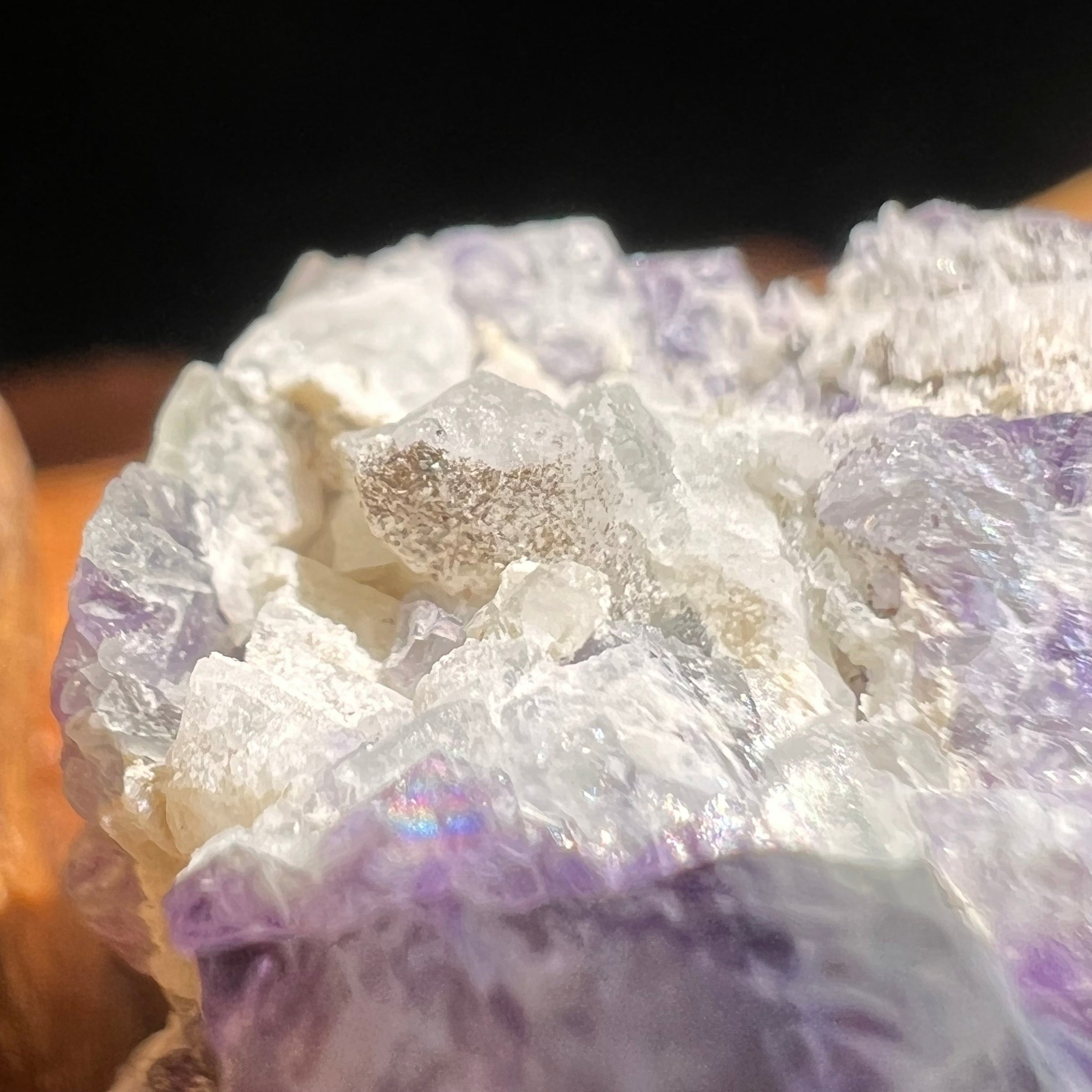 Phenacite Crystals in Matrix from Colorado #89-Moldavite Life