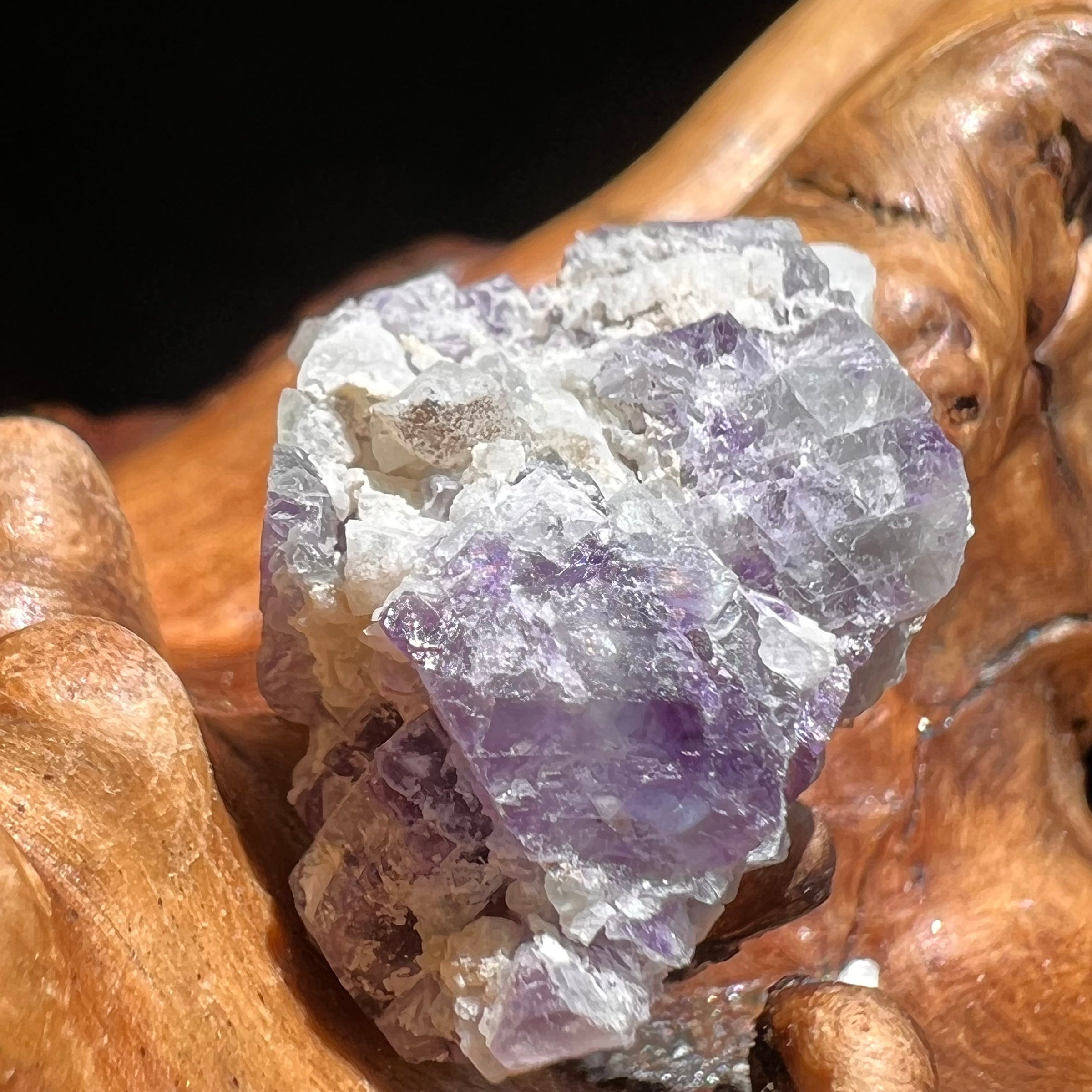 Phenacite Crystals in Matrix from Colorado #89-Moldavite Life