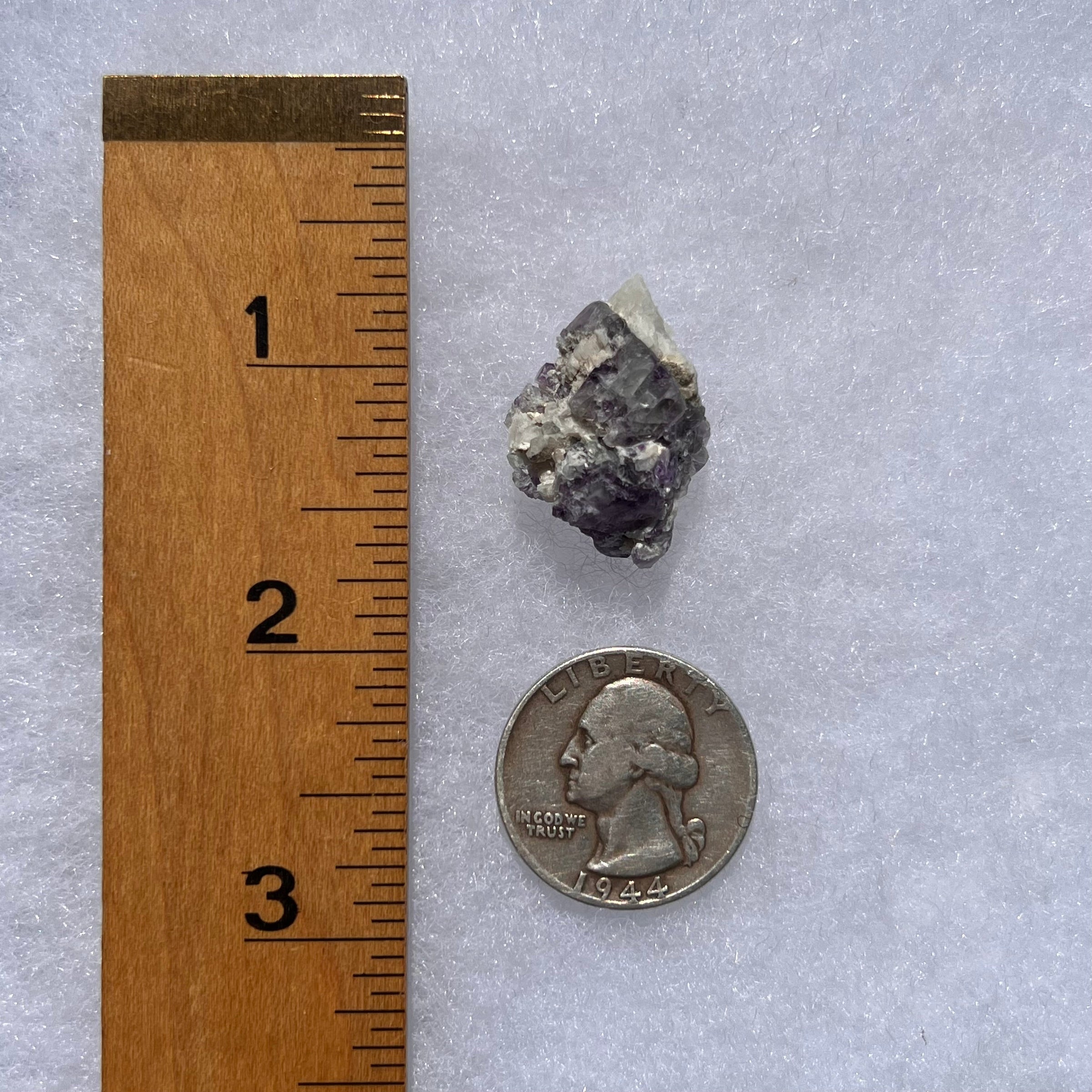 Phenacite Crystals in Matrix from Colorado #89-Moldavite Life