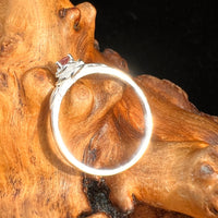 Pink Tourmaline Rose Ring Sterling Silver-Moldavite Life