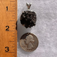 Prophecy Stone Pendant Sterling Silver #3587-Moldavite Life