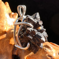 Prophecy Stone Pendant Sterling Silver #3589-Moldavite Life