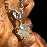 Raw Alexandrite Crystal Necklace Sterling #2917-Moldavite Life