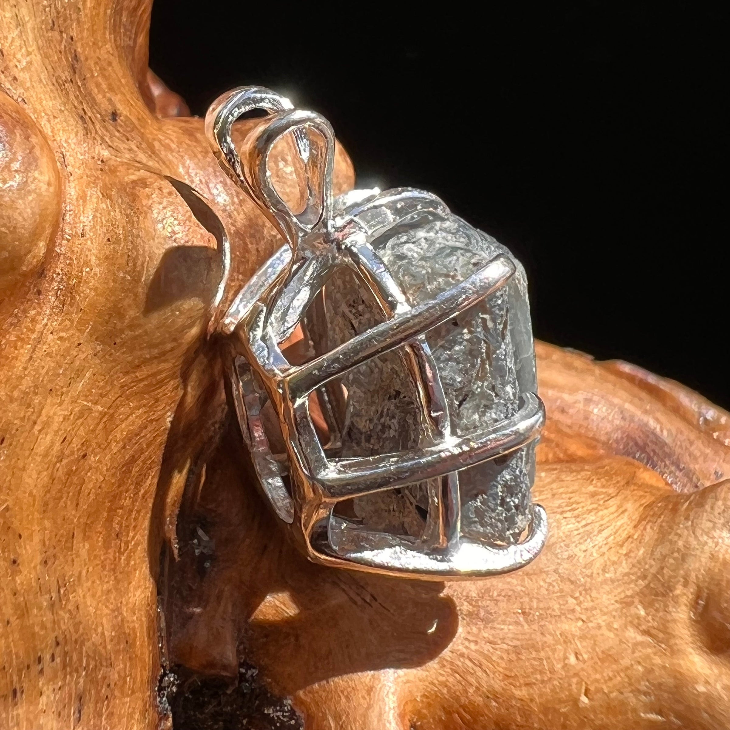 Raw Alexandrite Crystal Pendant Sterling #2892-Moldavite Life