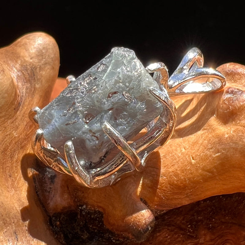 Raw Alexandrite Crystal Pendant Sterling #2895-Moldavite Life