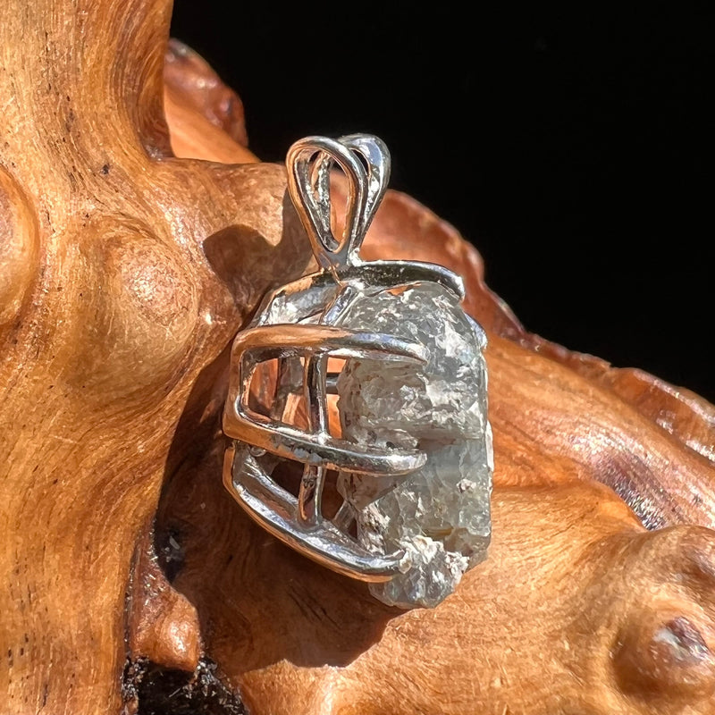 Raw Alexandrite Crystal Pendant Sterling #2896-Moldavite Life