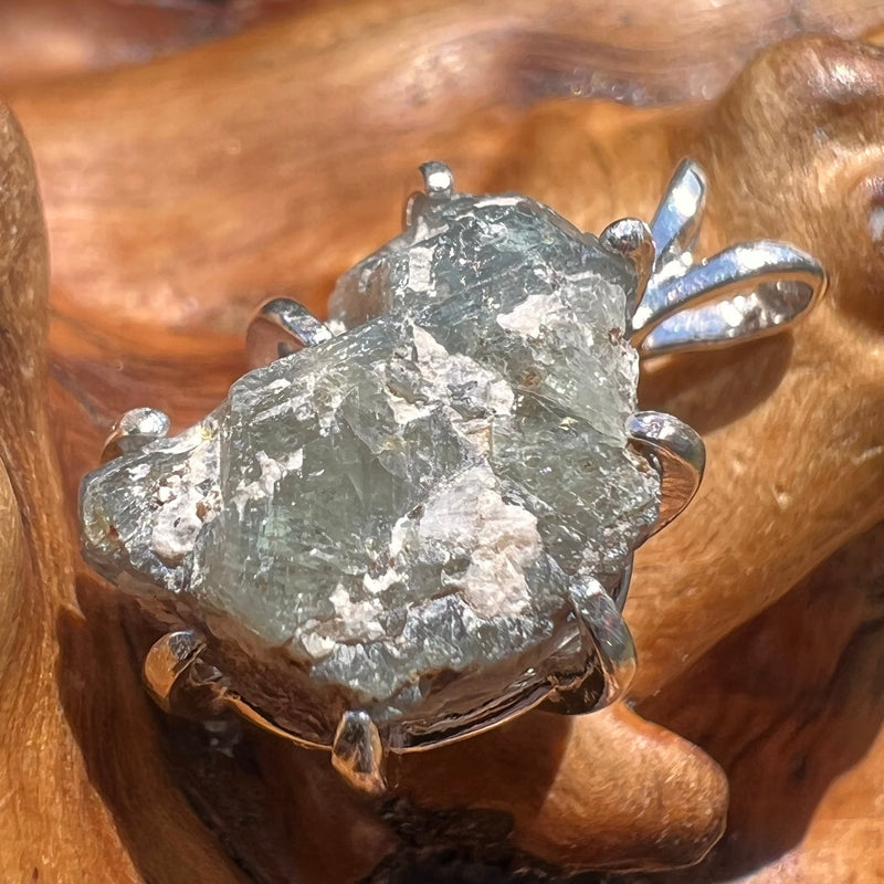 Raw Alexandrite Crystal Pendant Sterling #2896-Moldavite Life