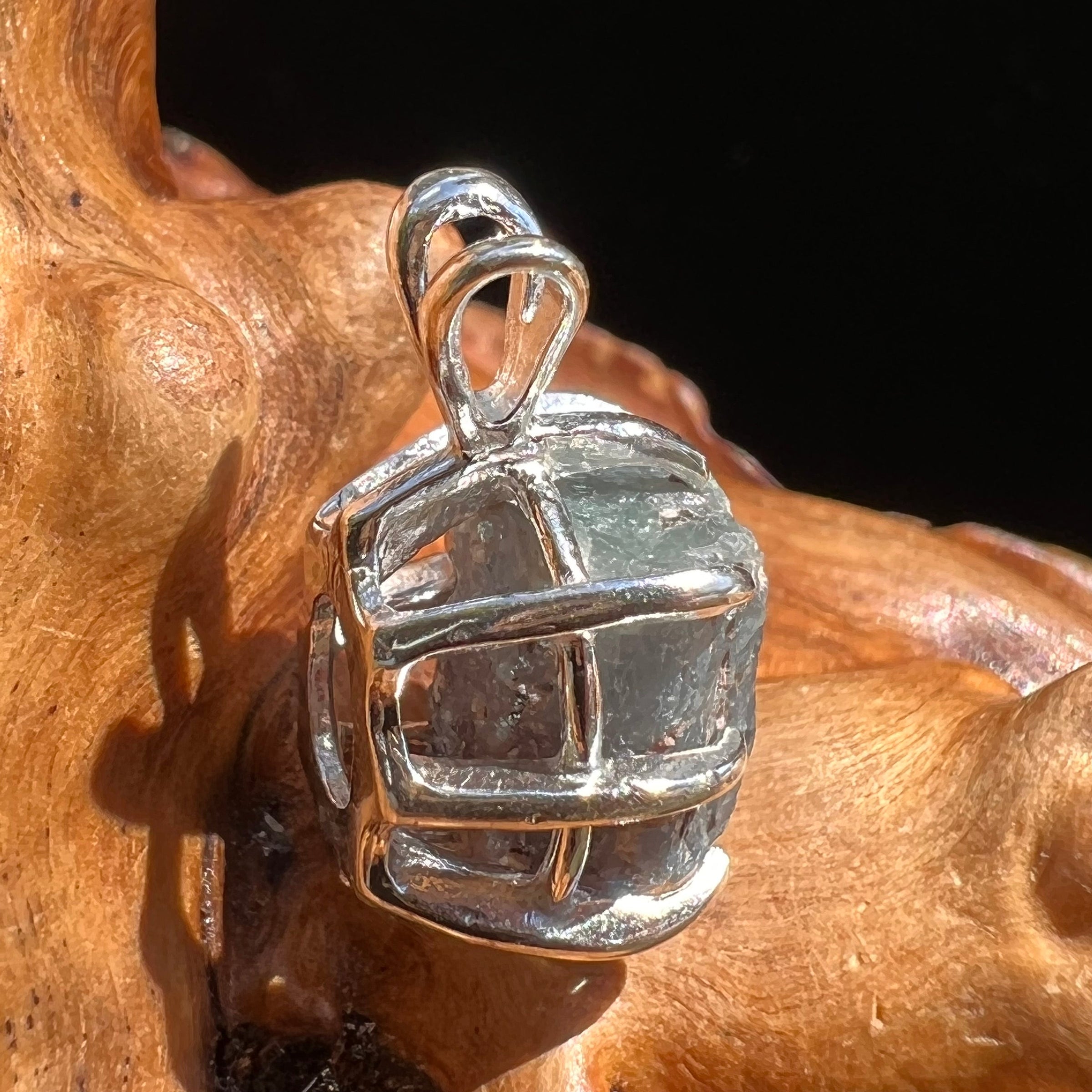 Raw Alexandrite Crystal Pendant Sterling #2898-Moldavite Life