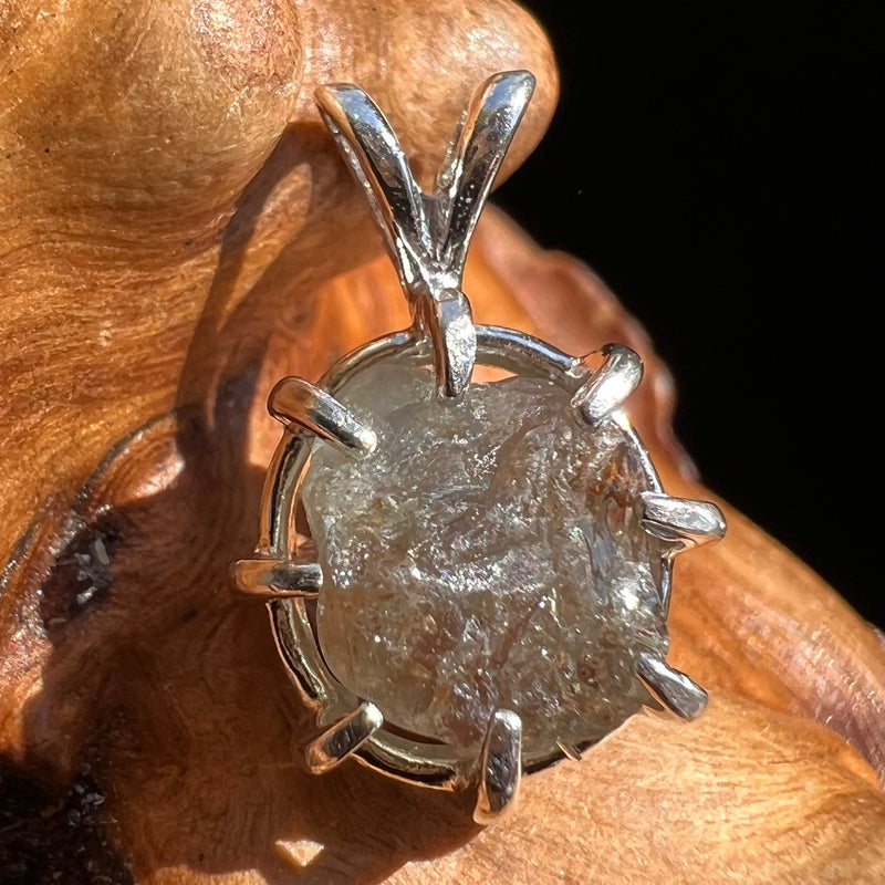 Raw Alexandrite Crystal Pendant Sterling #2903-Moldavite Life
