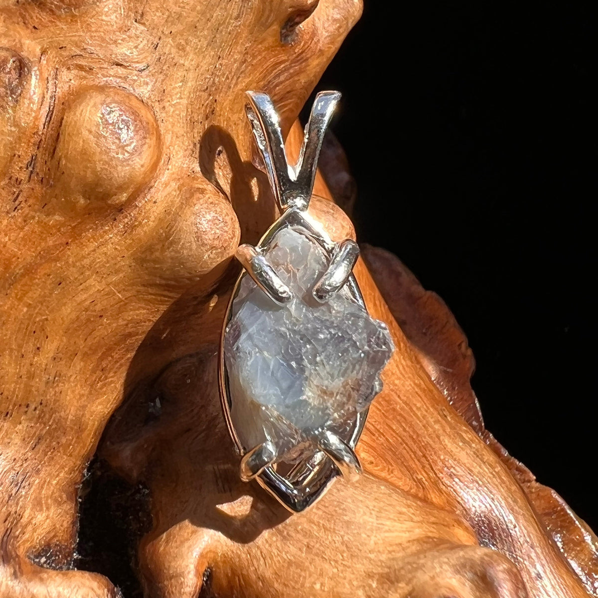 Raw Alexandrite Crystal Pendant Sterling #2909-Moldavite Life